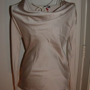 Vince Camuto Top Cowl Neck Draped Longsleeve - image 1